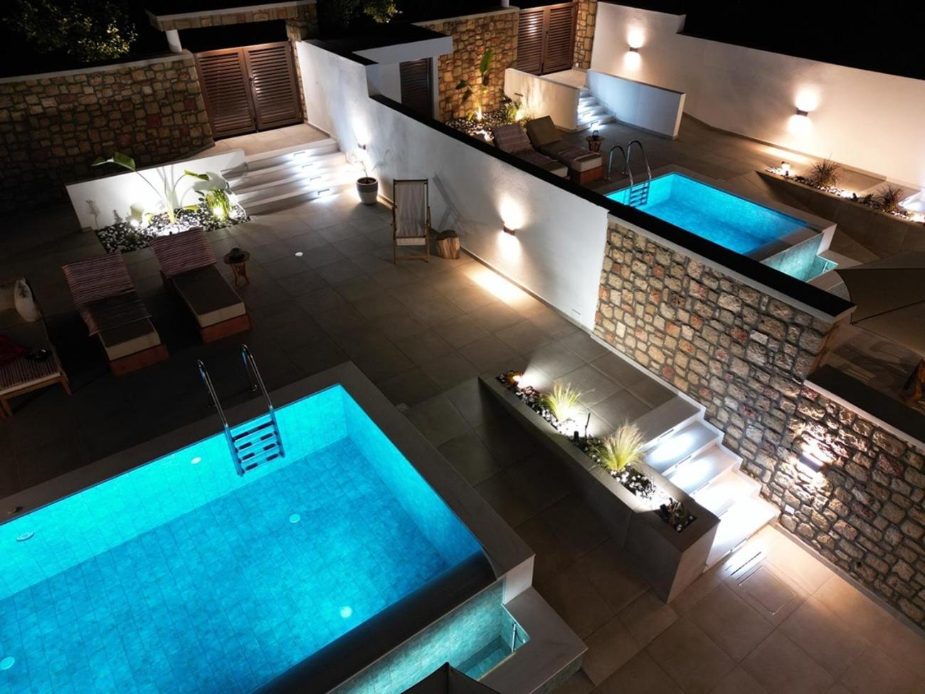 Valantina'S & Mannouel Lardos Luxury Villas Buitenkant foto