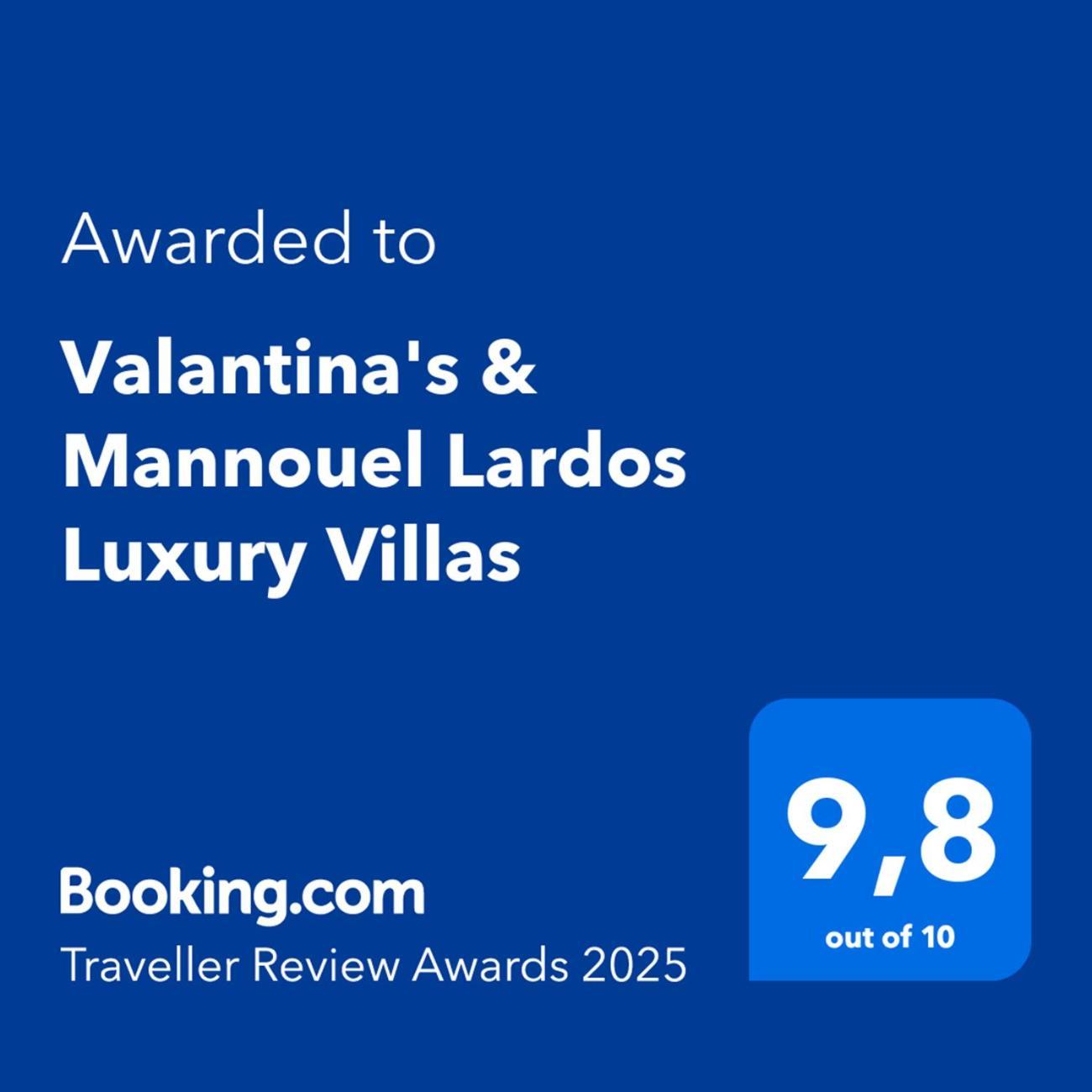 Valantina'S & Mannouel Lardos Luxury Villas Buitenkant foto