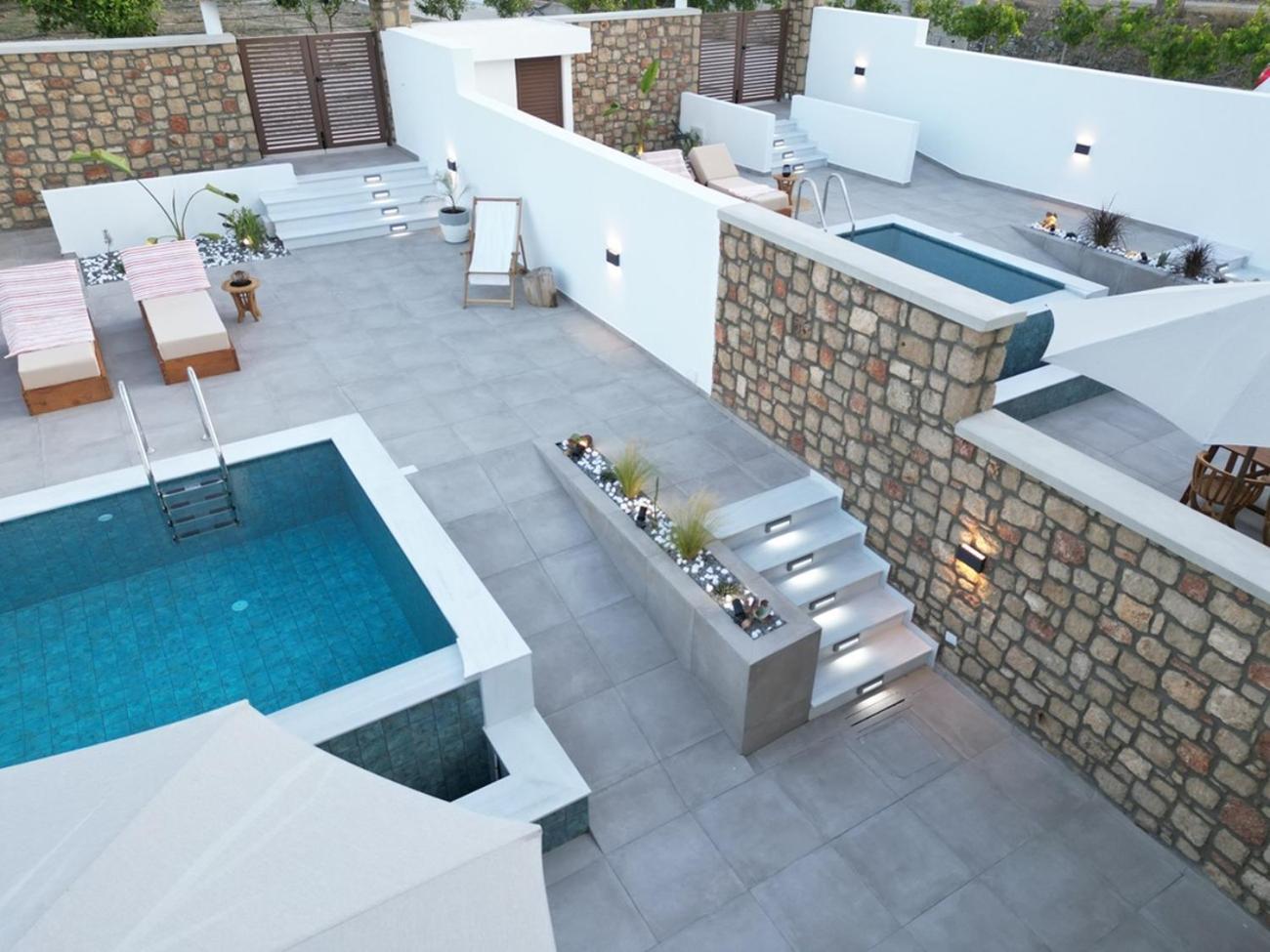 Valantina'S & Mannouel Lardos Luxury Villas Buitenkant foto