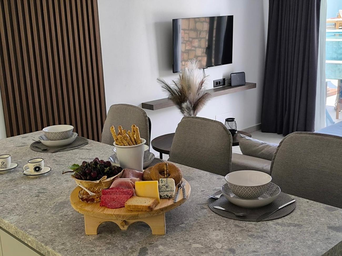Valantina'S & Mannouel Lardos Luxury Villas Buitenkant foto